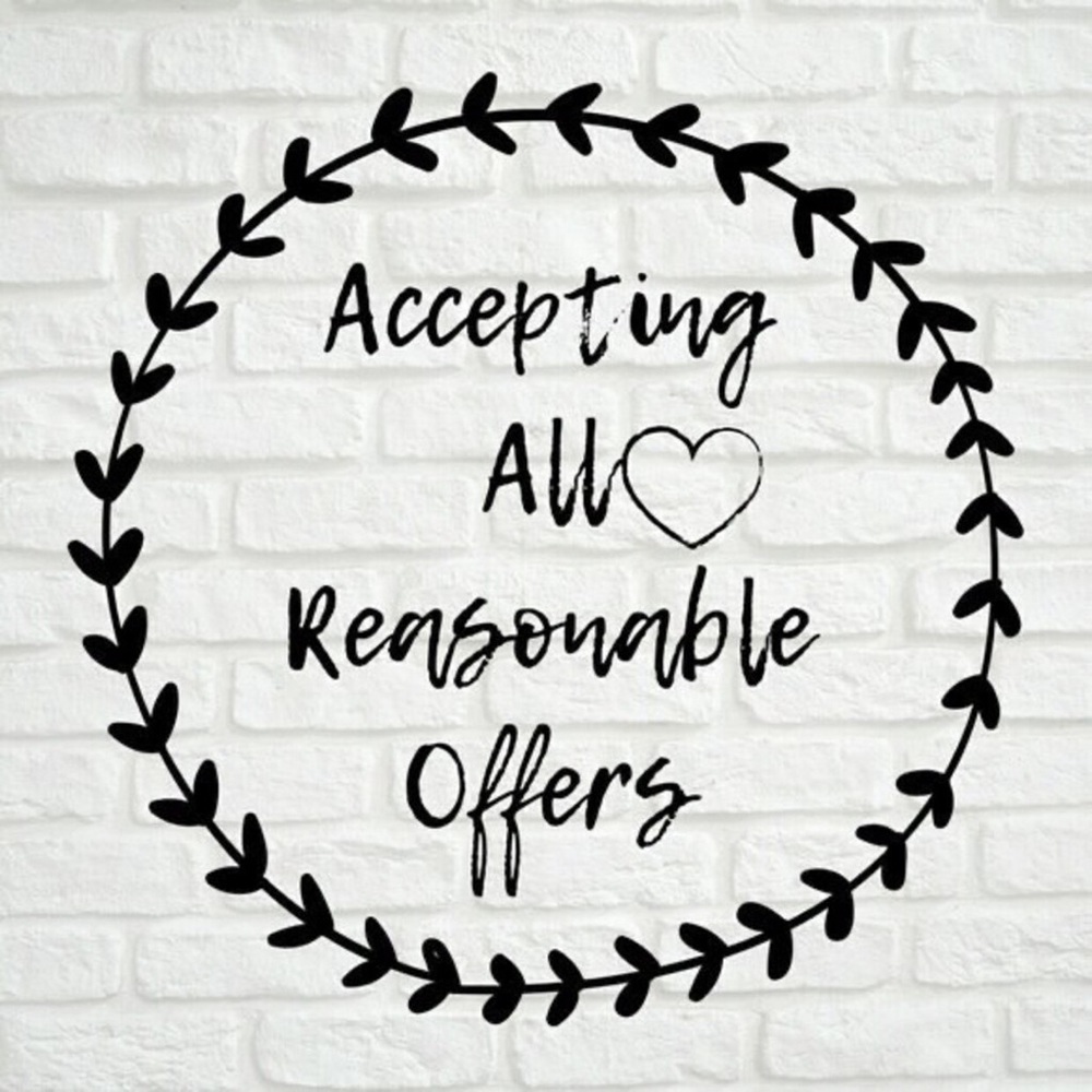Accepting all reasonable offers :) please be considerate posh takes 20%